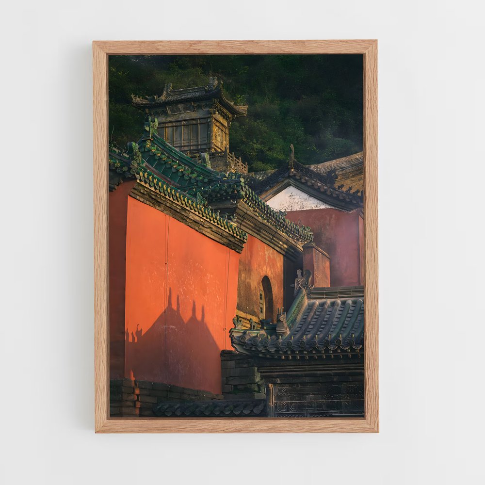 Poster Le Temple Rouge – affiche Kung Fu (vue 4)